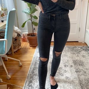Madewell distressed jeans